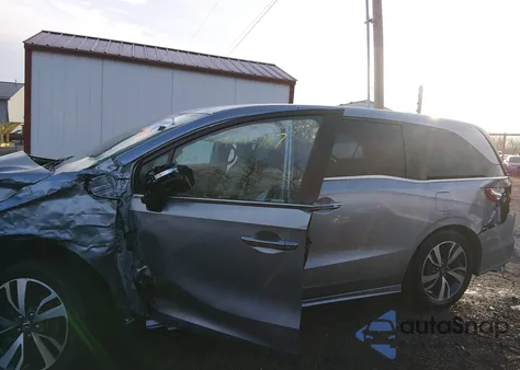 2022 Honda Odyssey Touring from USA, damaged, VIN 5FNRL6H88NB001532